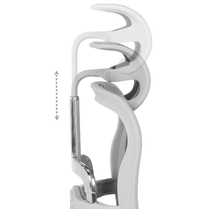 Ергономичен стол Ergohuman Elite 2 дамаска сив-сива рамка